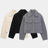 Martha Grey Vintage Zip Jacket
