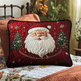 Illuminated Santa Claus Quilted Cushion Cover