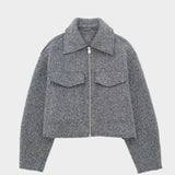 Martha Grey Vintage Zip Jacket
