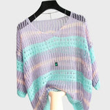 Lana – Lightweight knit top with cutouts