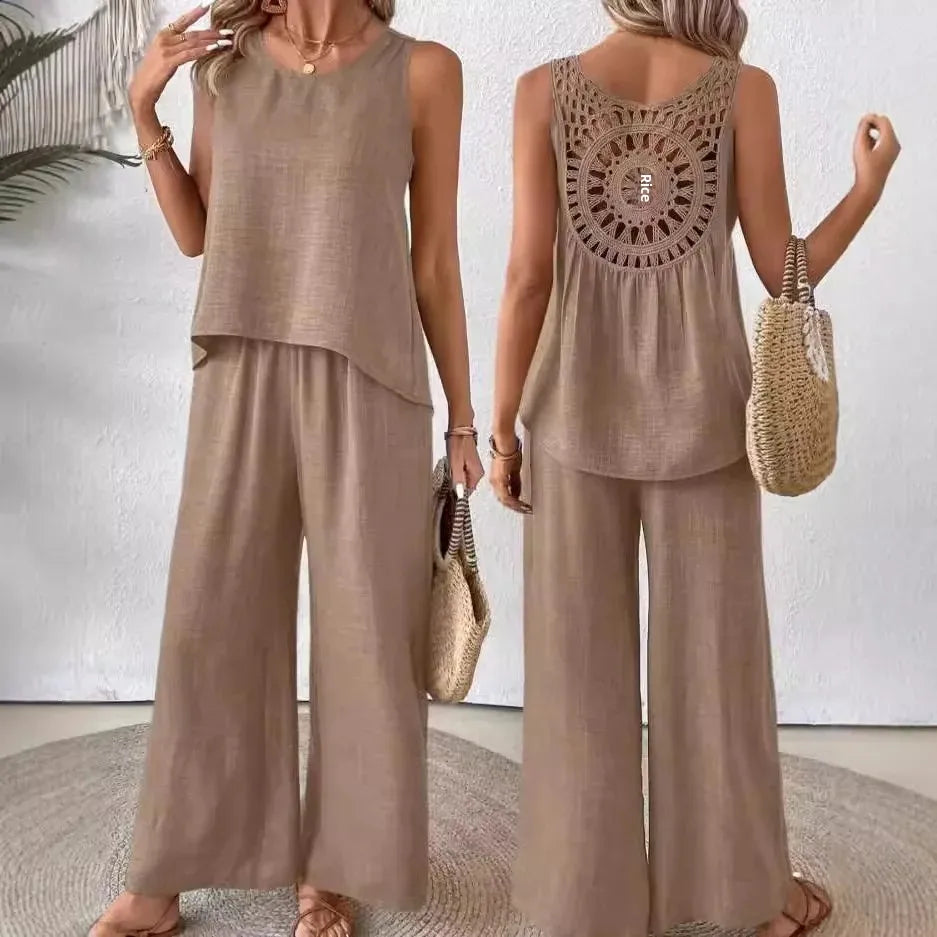 Ophelia Chic Tweed-Effect Set