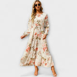 Barka - Γυναικείο boho maxi φόρεμα κομψού στυλ