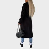 Ana Double-Breasted Belted Coat
