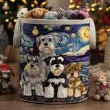 Quilted laundry basket – decorative motif – NCU0DV1089