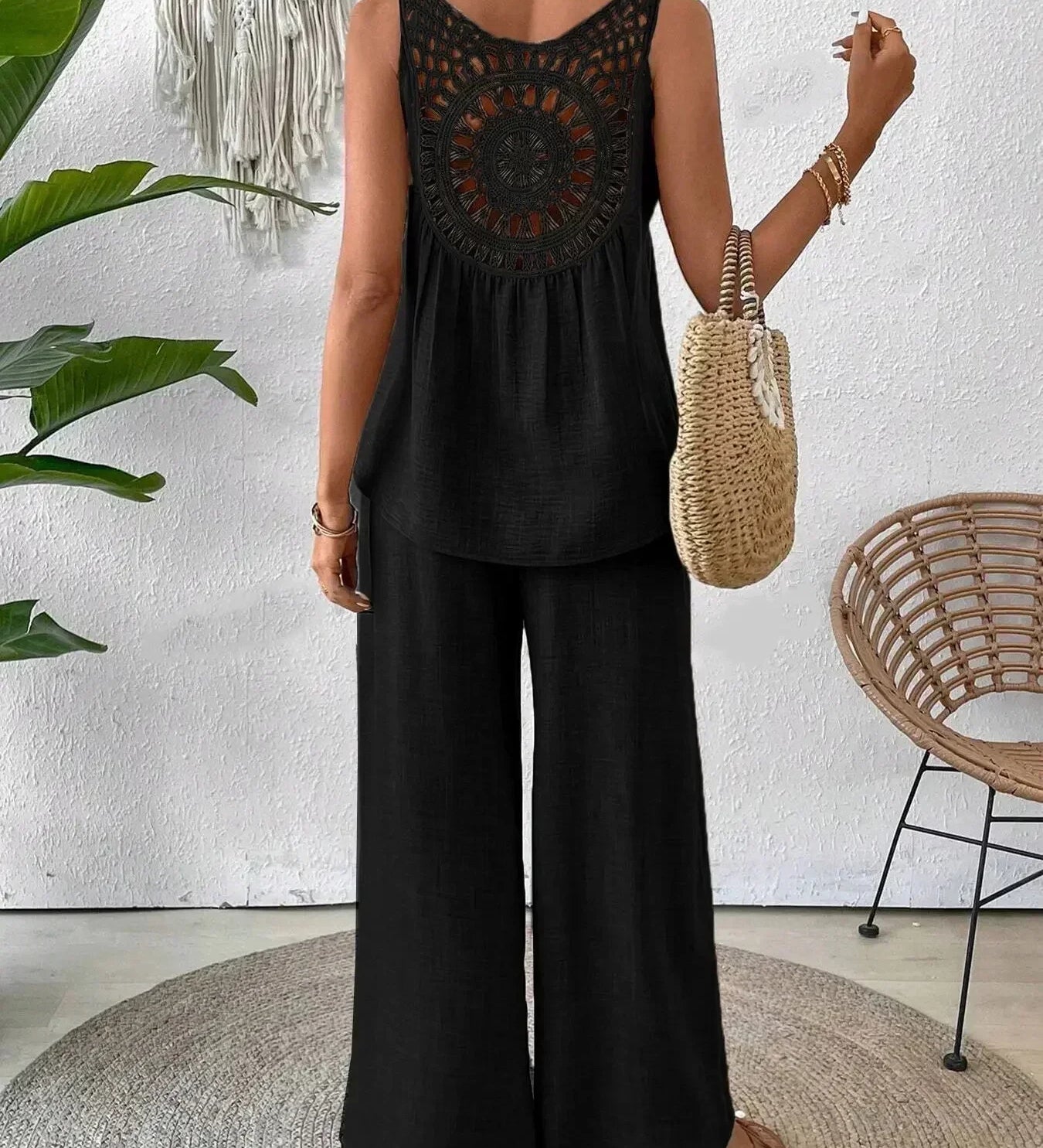 Ophelia Chic Tweed-Effect Set