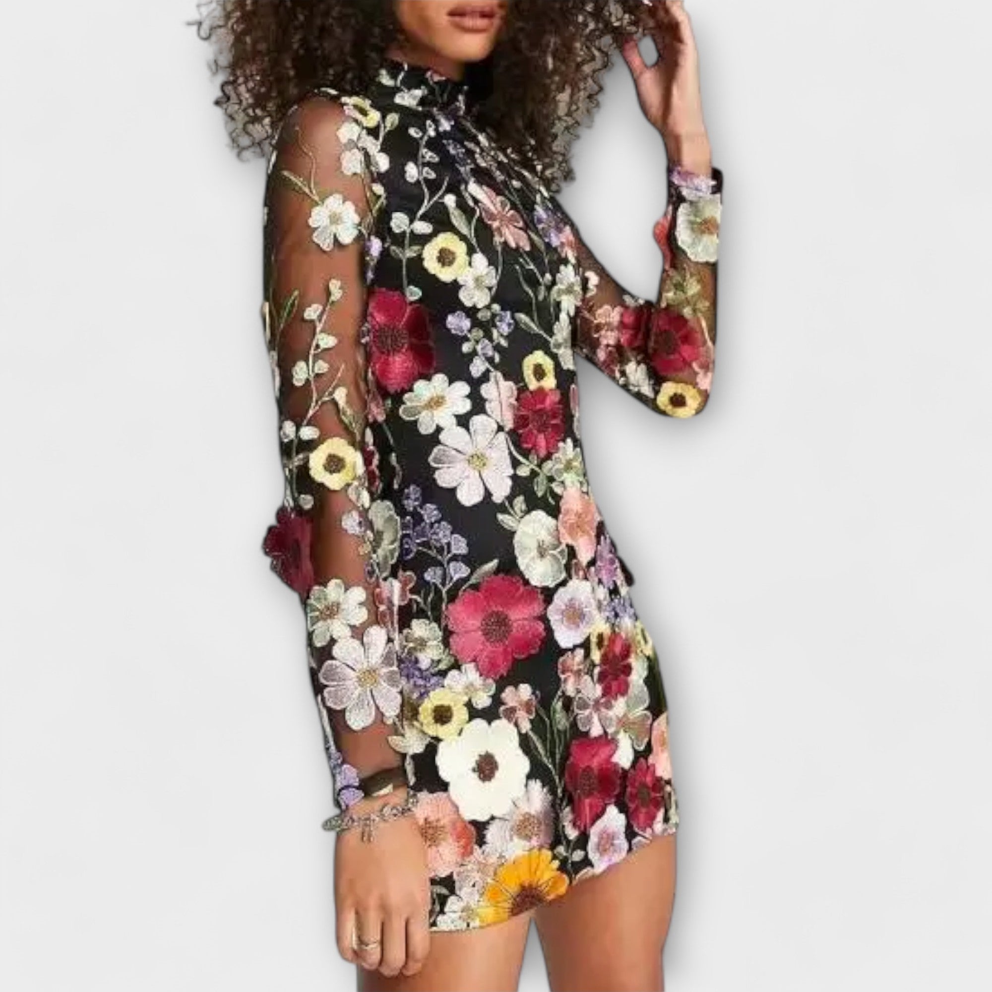 Blanche Floral Print Dress