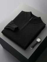 Philip | Neat Zip-Collar Jumper