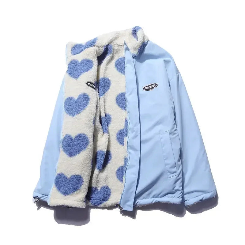 Jelena - Reversible jacket with hearts