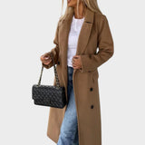 Ana Double-Breasted Belted Coat