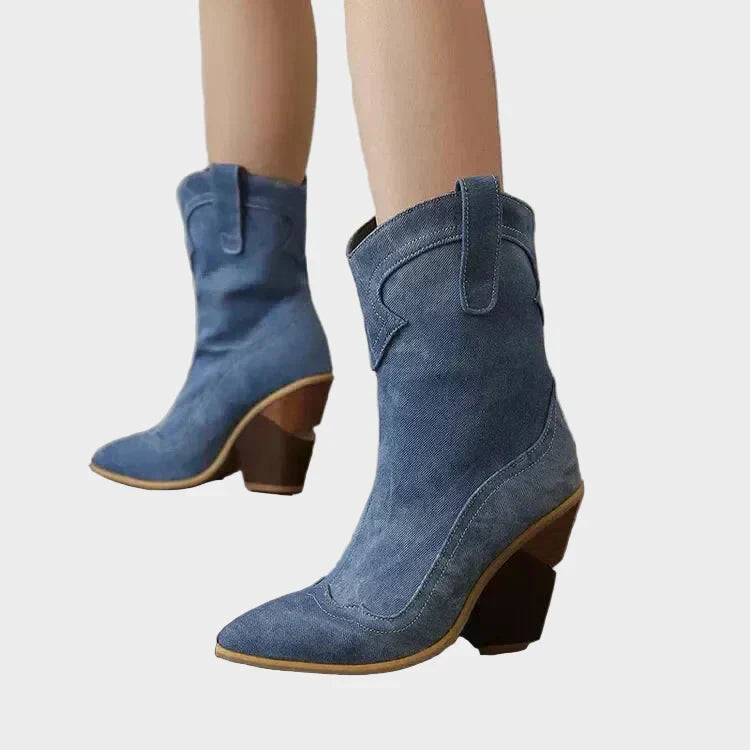 Rita Western Ankle Boots