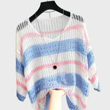 Lana – Lightweight knit top with cutouts