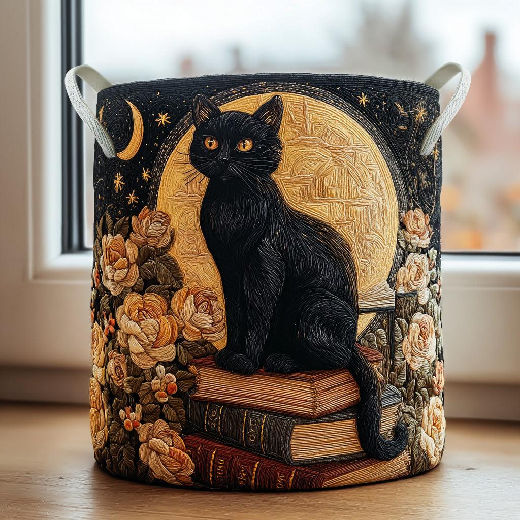 Cats Quilted Laundry Basket – Design 0014