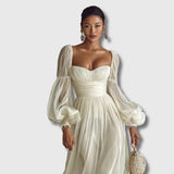 Danijela – Elegant Square-Neck Dress