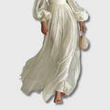 Danijela – Elegant Square-Neck Dress