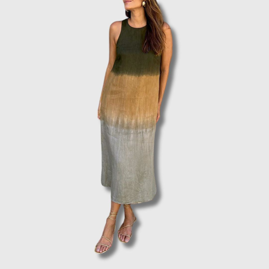 Aurelia Elegant Modern Print Dress