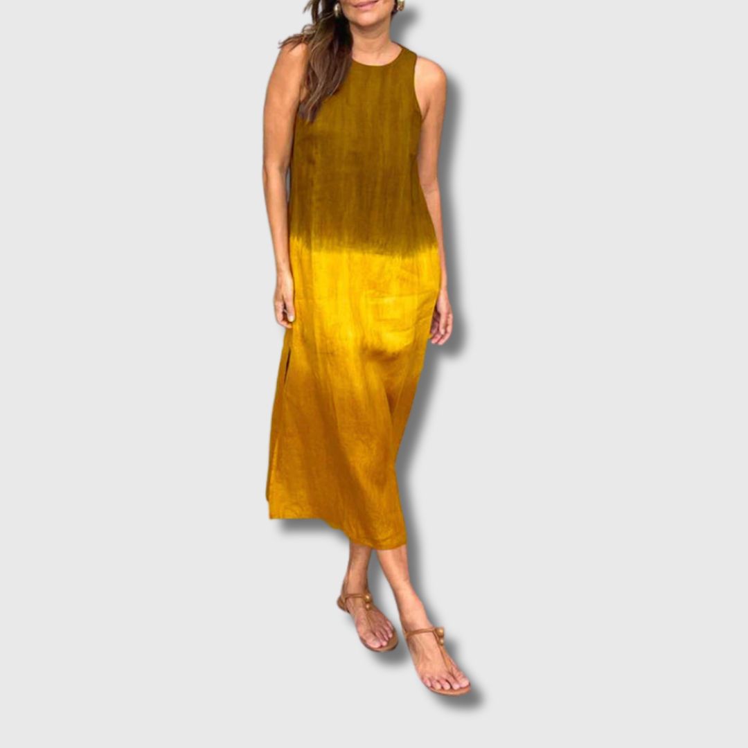 Aurelia Elegant Modern Print Dress