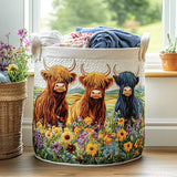 Decorative Quilted Laundry Basket – Design 0494