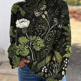 Willow | Botanical floral high-neck top