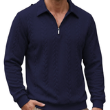 Edward | Minimal Zip-Neck Jumper