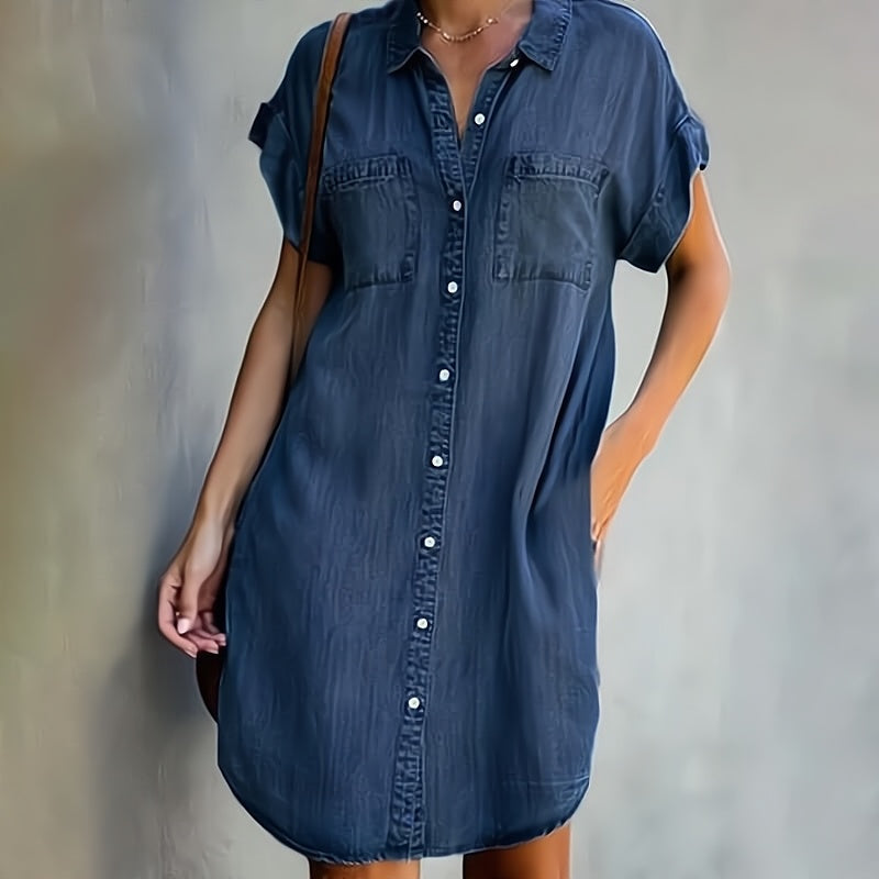 Tiffany Button-Up Denim Shirt