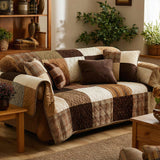 Warm Plaid | Quilted Sofa Cover