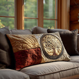 Whispering Trees Quilted Cushion Cover