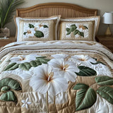 White Hibiscus | Floral Bedding Set