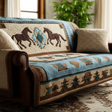 Wild Harmony – Style 2 | Quilted Sofa Cover
