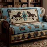 Wild Harmony – Style 2 | Quilted Sofa Cover
