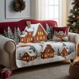 Winter Cottage | Quilted Sofa Cover