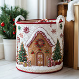 Quilted laundry basket – winter motif – NCU0DV888