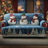 Winter Smiles | Quilted Sofa Cover