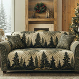 Woodland Peace | Quilted Armchair Cover