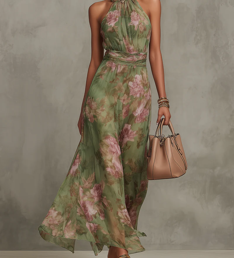 Sophie – Elegant Floral Maxi Dress