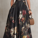 Jana - Floral Pleated Midi Dress