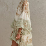 Dijana - Chiffon Ruffle Dress