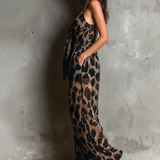 Zvjezdana - Wide Leg Jumpsuit Animal Print
