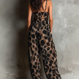 Zvjezdana - Wide Leg Jumpsuit Animal Print