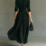 Elvira™ | Long pleated dress
