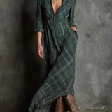 Valentina™ | Long plaid dress