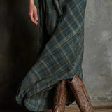 Luna Long Check Dress