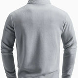 Stephen | Long-Sleeve Zip-Neck Jumper