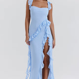 Meissa | Dress with Asymmetric Ruffles