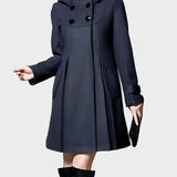 Helena Hooded Collar Coat