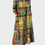 Ariadne Multicolour Patchwork Denim Dress