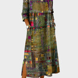 Ariadne Multicolour Patchwork Denim Dress
