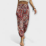 Lola - Trousers with an ethnic print