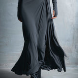 Naiara™ | Long dress with a side knot