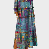 Ariadne Multicolour Patchwork Denim Dress