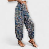 Lola - Trousers with an ethnic print